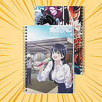 Зошит А5 48 арк. на пружині у клітинку 60 гр.м² Boku no Kokoro no Yabai Yatsu / Пітьма всередині мене 005