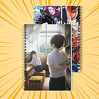 Зошит А5 48 арк. на пружині у клітинку 60 гр.м² Boku no Kokoro no Yabai Yatsu / Пітьма всередині мене 006