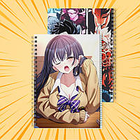 Зошит А5 48 арк. на пружині у клітинку 60 гр.м² Boku no Kokoro no Yabai Yatsu / Пітьма всередині мене 012