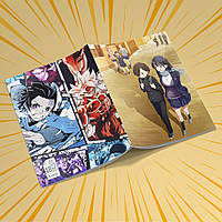 Зошит А5 48 арк. на скобі у клітинку 60 гр.м² Boku no Kokoro no Yabai Yatsu / Пітьма всередині мене 009