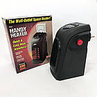 Портативний обігрівач Rovus Handy Heater Black 400 Вт, обігрівач дуйчик, побутовий тепловентилятор