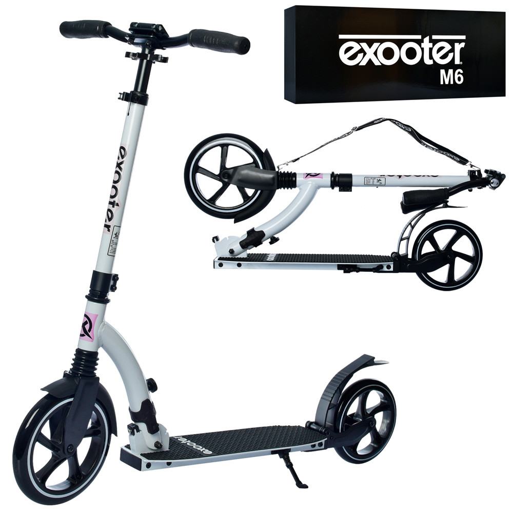 Самокат складаний міський iTrike SR 2-035-3-W з ременем для перенесення, амортизатори, фото 1