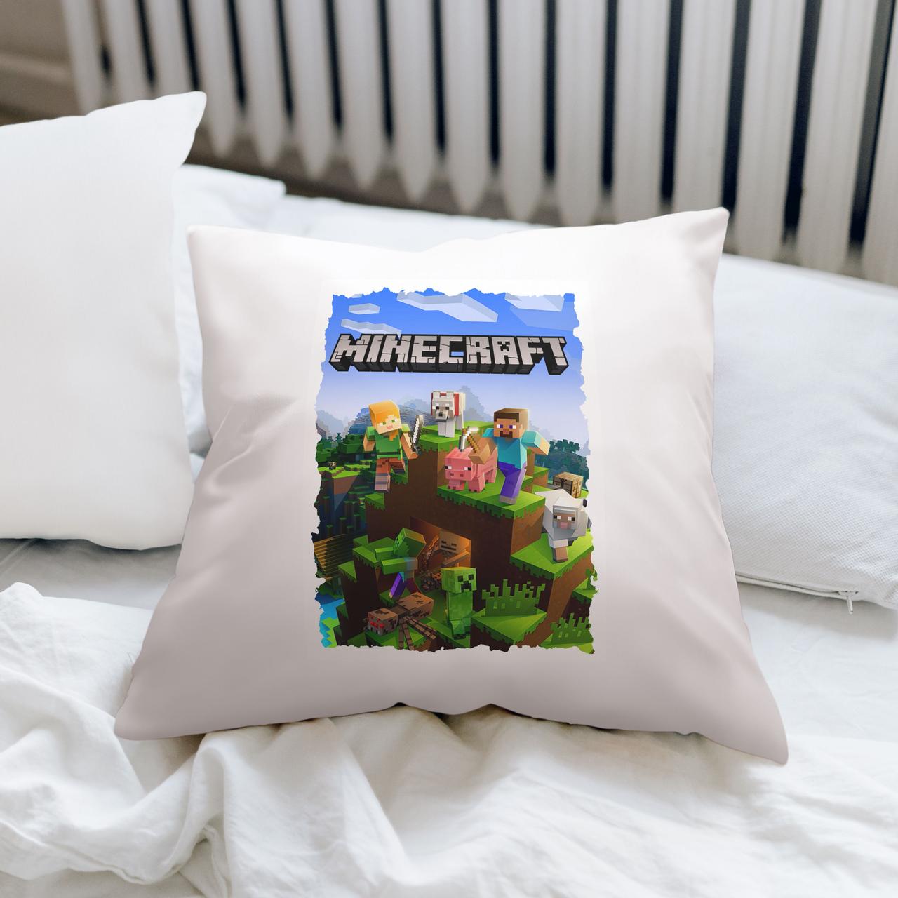 Подушка з принтом "Minecraft / Майнкрафт" №3, фото 1
