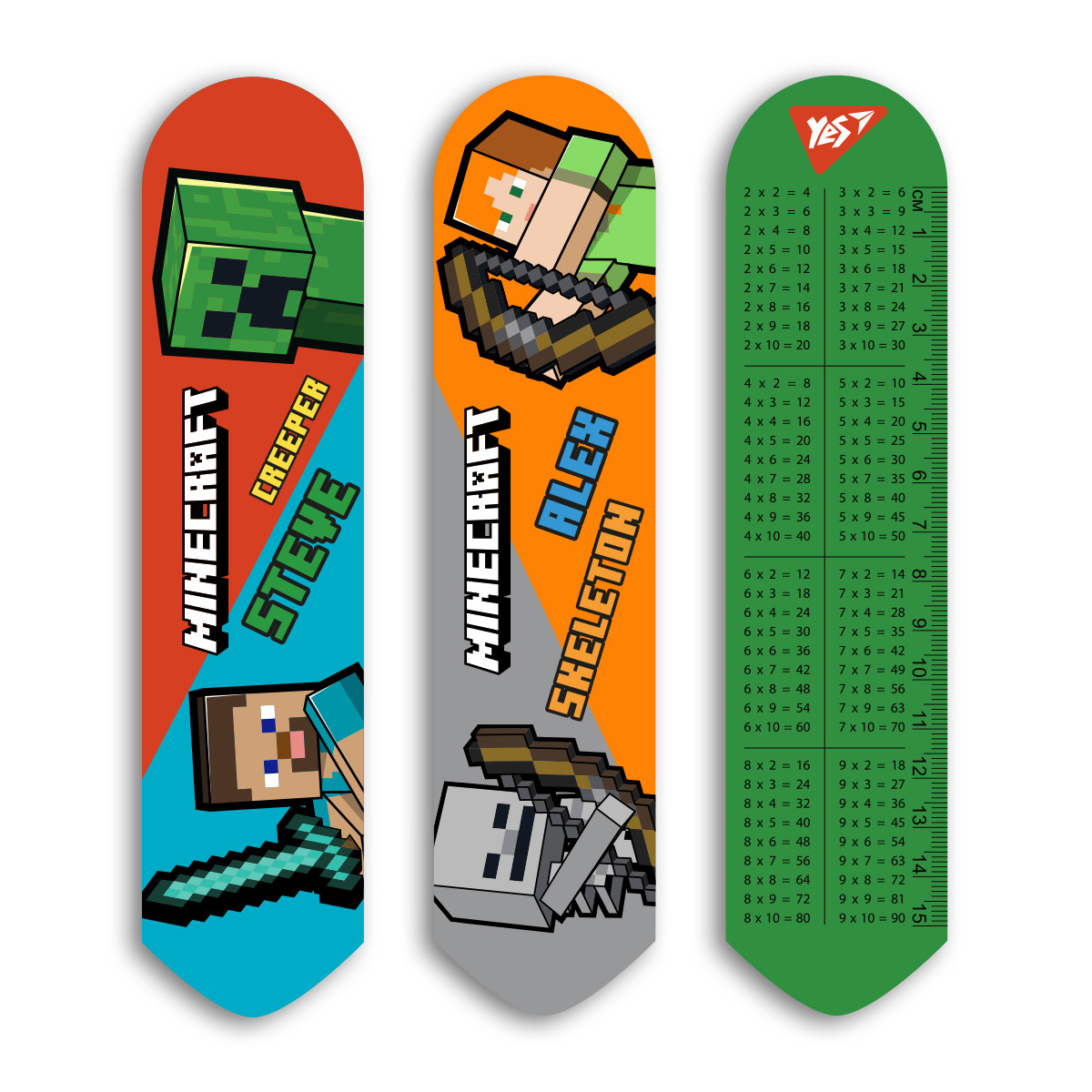 Закладинка 2D Yes Minecraft Steve, фото 1
