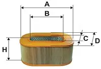 Фільтр повітряний WA6013 WIX (АЕ 326 Filtron)