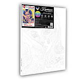 Картина за номерами SANTI Дівчина з тату 40*50 см неонові фарби ©pollypop92, фото 2