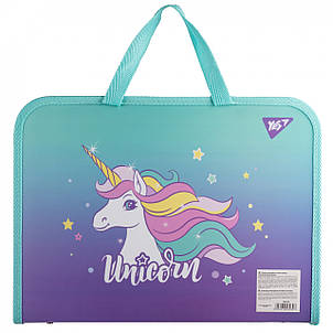 Портфель YES 1відділення FC пластиковий на блискавці Glamour 492246, фото 2