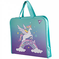 Портфель YES 1відділення FC пластиковий на блискавці Glamour 492246, фото 3