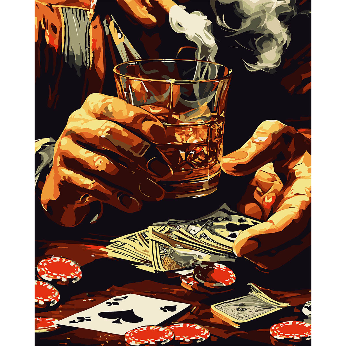 Картина за номерами SANTI Казино 40*50, фото 1