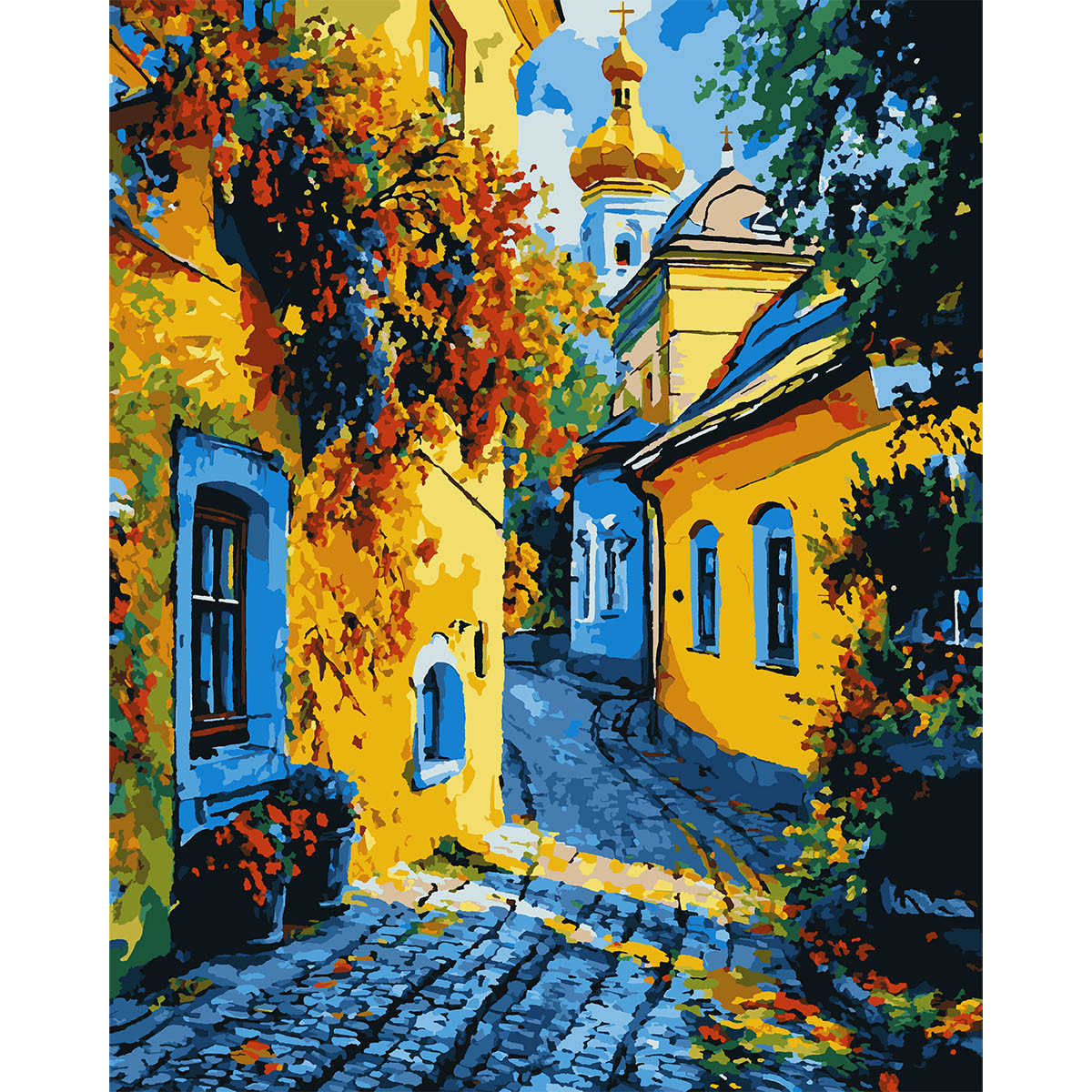 Картина за номерами SANTI Мальовничій Львів 40*50, фото 1