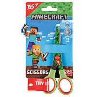 Ножницы Yes Minecraft 13см с принтом на лезвии зеленые