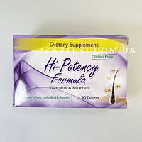 Хай - Потенси Формула HI- Potency Formula 30 табл. Витамины для волос. Египет.