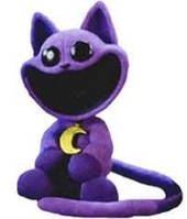Кіт Дремот "CatNap" пухнастий з Poppy Playtime м'яка іграшка — 32 см. Smiling Critters