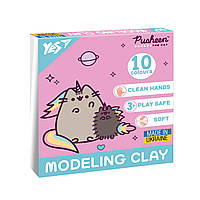 Пластилін Yes Pusheen 10 кольорів 200 г
