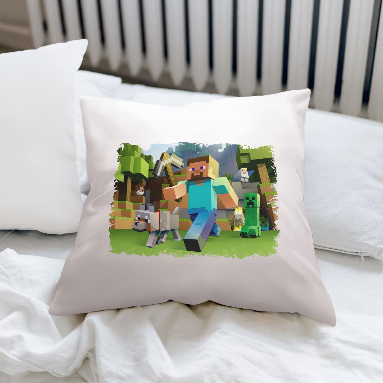 Подушка з принтом "Minecraft / Майнкрафт" №8, фото 1