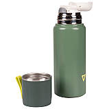 Термос Yes Fusion з чашкою, 420 мл, зелений, фото 2