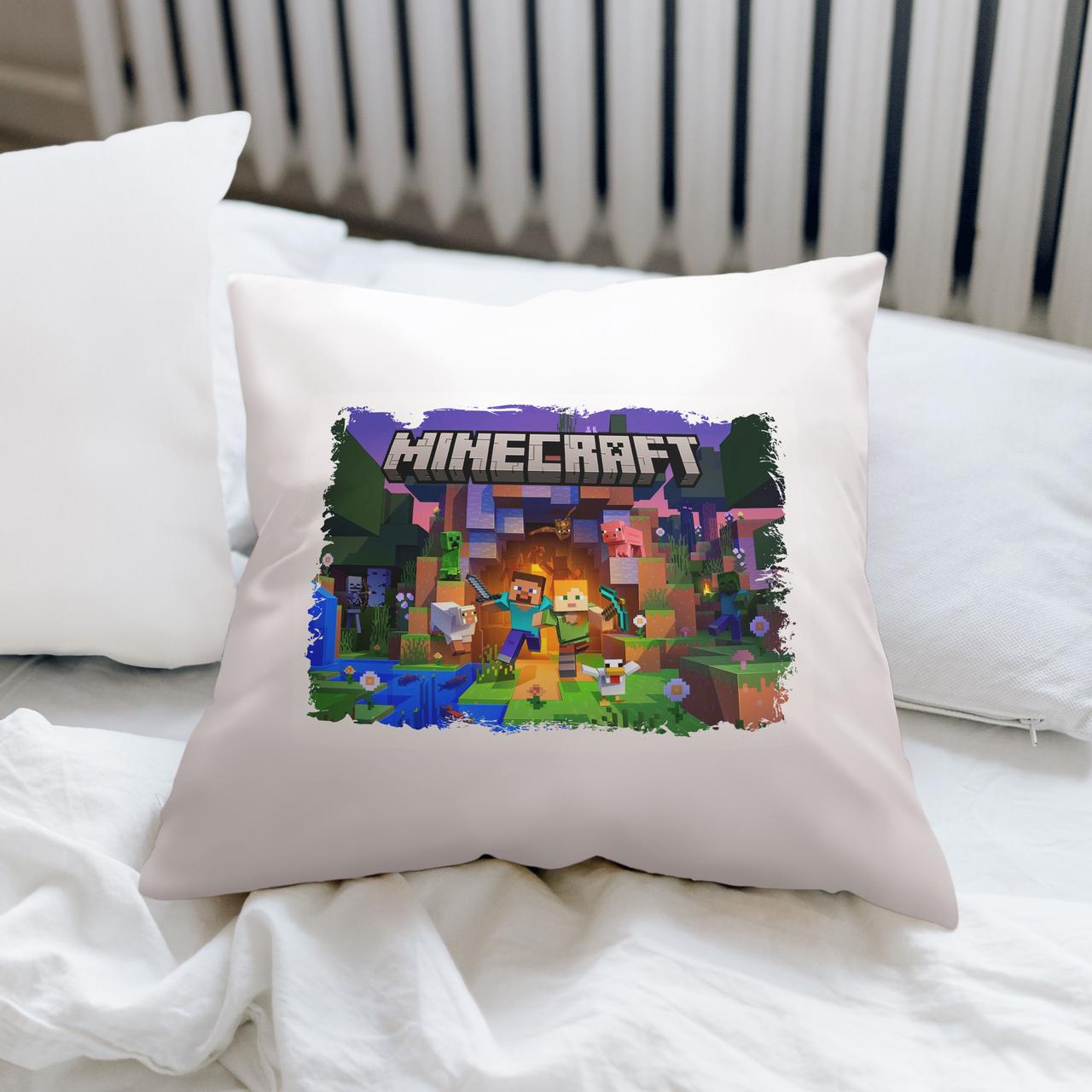 Подушка з принтом "Minecraft / Майнкрафт" №12, фото 1