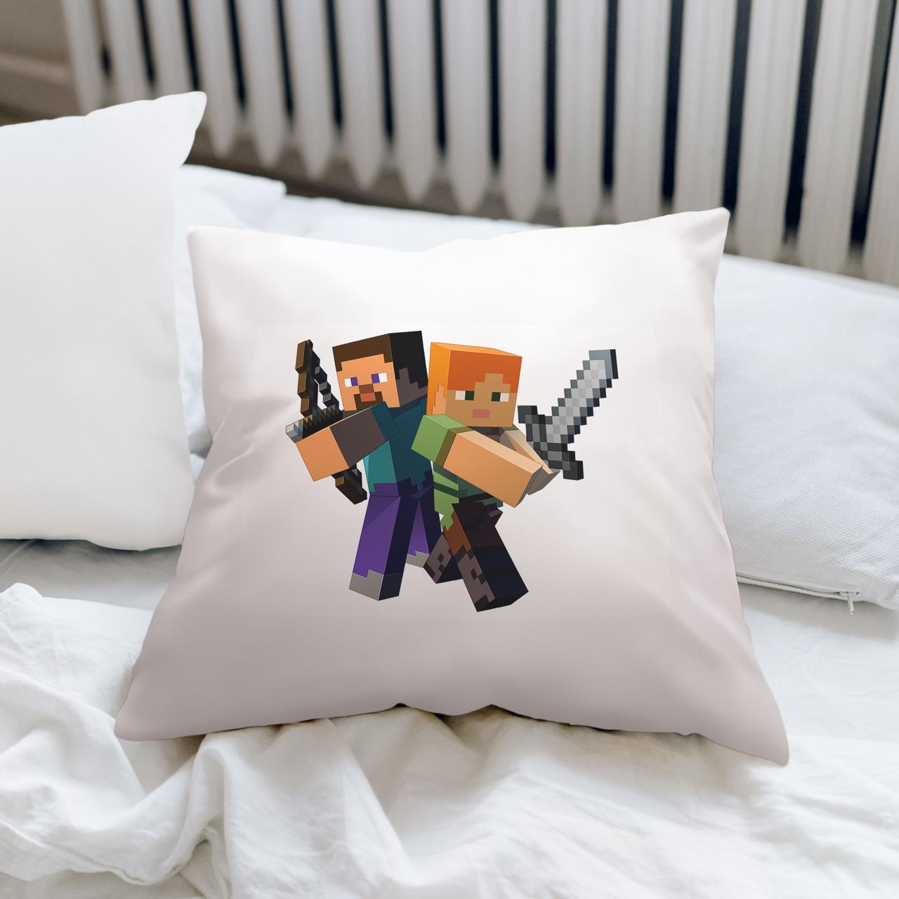 Подушка з принтом "Minecraft / Майнкрафт" №13, фото 1