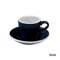 Чашка Loveramics Egg Denim 80 мл із блюдцем