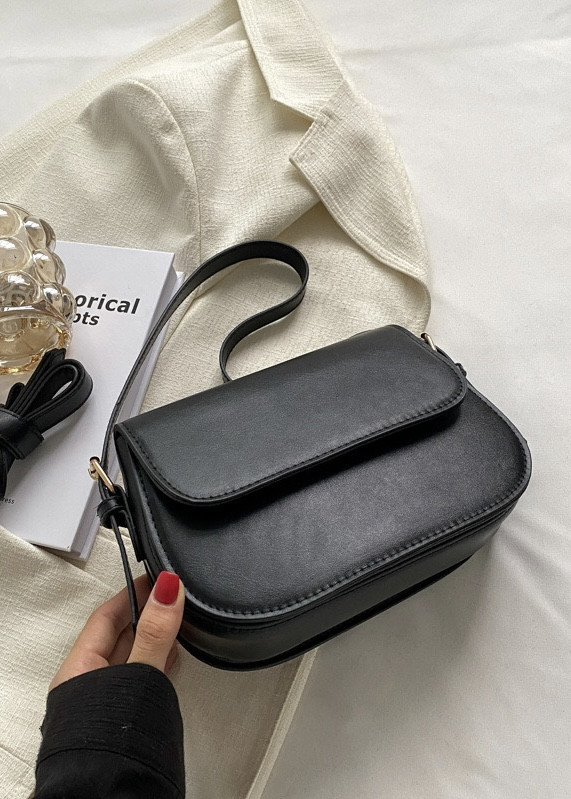 Жіноча сумка 8575 крос-боді чорна, фото 1