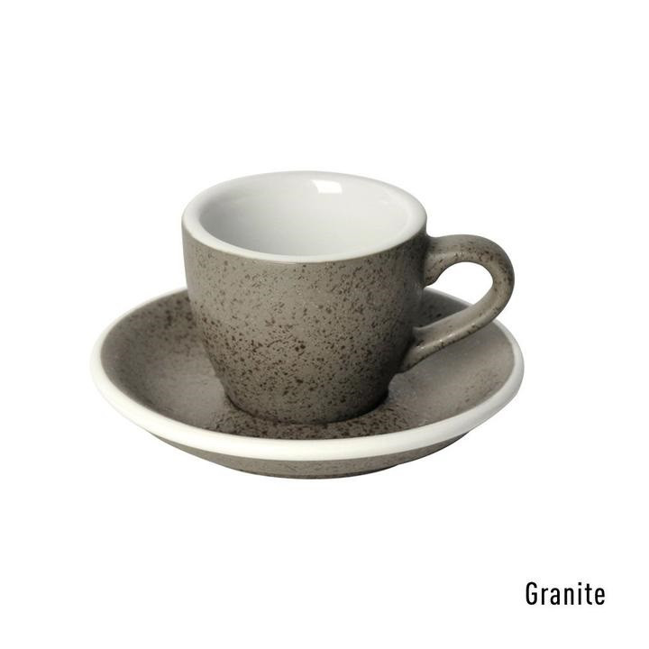 Чашка Loveramics Egg Granite 80 мл із блюдцем