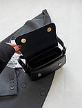Жіноча сумка 8575 крос-боді чорна, фото 4