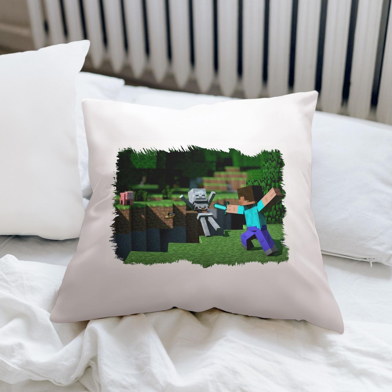 Подушка з принтом "Minecraft / Майнкрафт" №16, фото 1