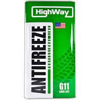 Антифриз зелений 1 кг HIGH WAY LONG LIFE G11 (жест.банка)