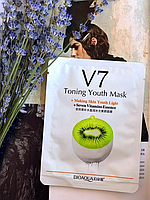 Тканевая маска BIOAQUA V7 Deep Hydration Kiwifruit Moisturizes, 30 g.