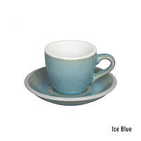 Чашка Loveramics Egg Ice Blue 80 мл із блюдцем
