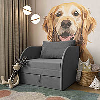 Дитяче крісло-ліжко Richi/Річі сіре ТМ Viorina-Deko