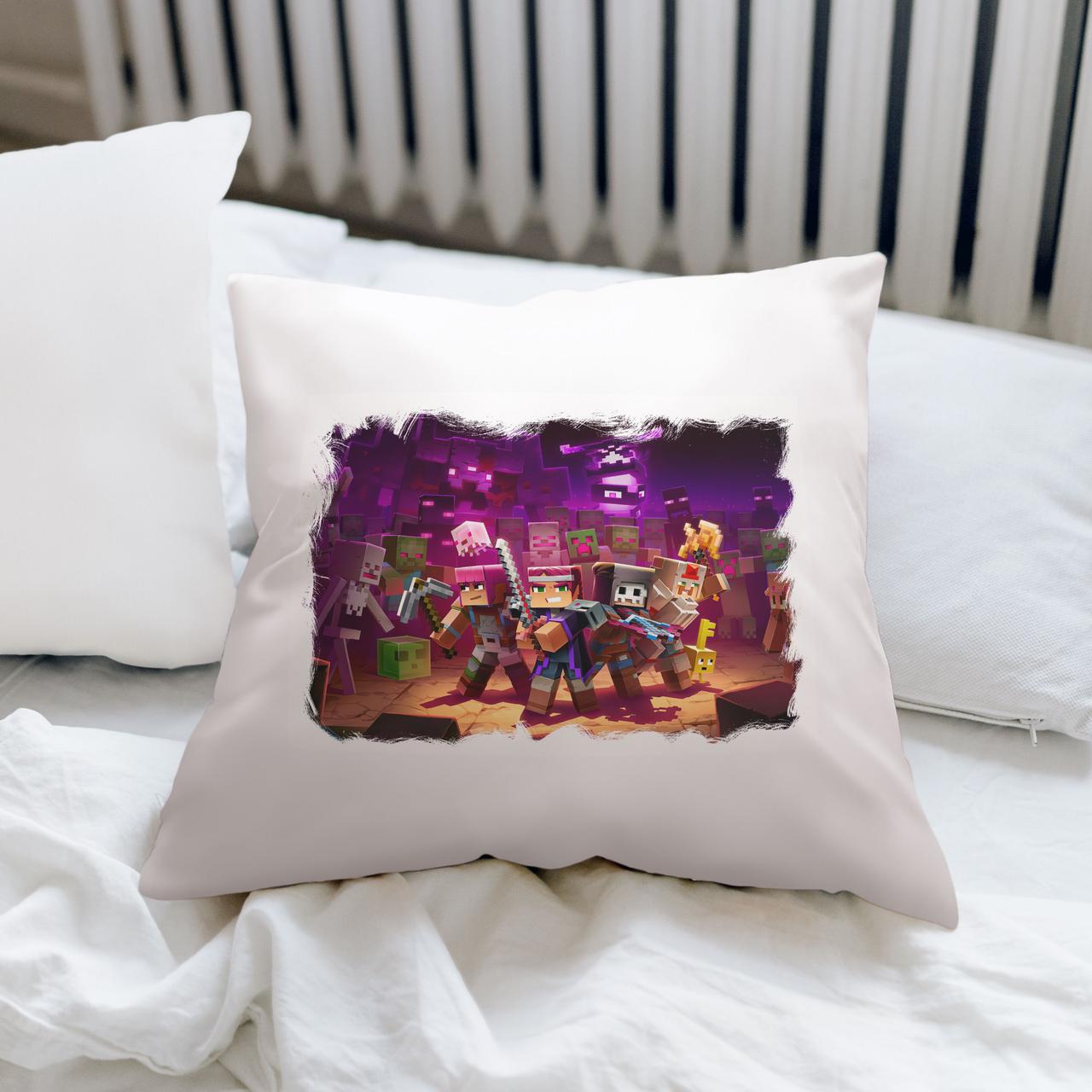 Подушка з принтом "Minecraft / Майнкрафт" №19, фото 1