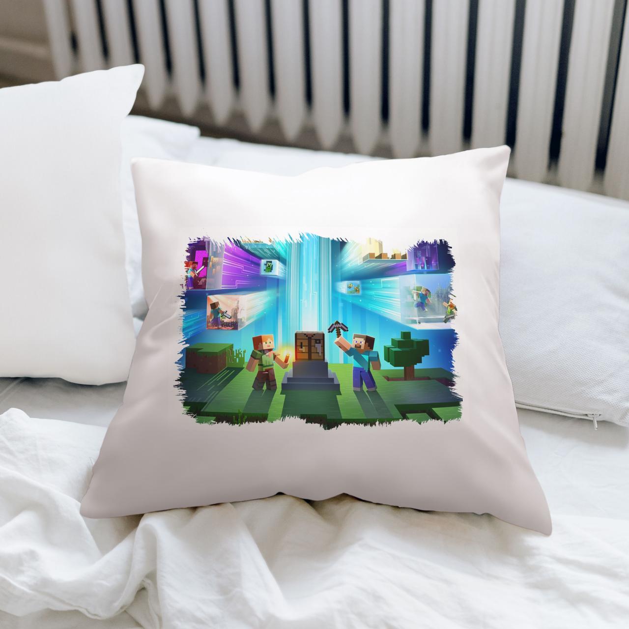 Подушка з принтом "Minecraft / Майнкрафт" №20, фото 1