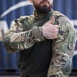 Військовий костюм Hawk Tornado (сорочка Ubacs(Убакс) з налокітниками+штани з наколінниками) мультикам Rip-Stop, фото 6