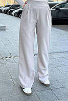 Женские брюки палаццо костюмный твил