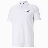 Поло чоловіче Puma Essentials Pique Men's Polo Shirt 586674 02 (біла, бавовна 96%, повсякденна, бренд пума)