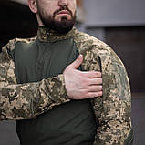 Військовий костюм Hawk Tornado (сорочка Ubacs(Убакс) з налокітниками+штани з наколінниками) піксель Rip-Stop, фото 9