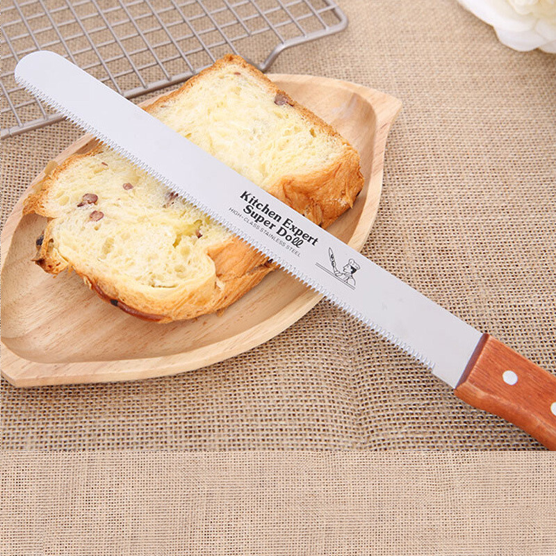 Ніж для нарізки коржів, хліба Дрібний зубчик, фото 1