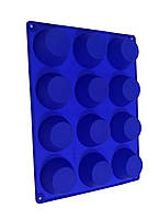 Форма силіконова для випічки кексів 12 шт класичний