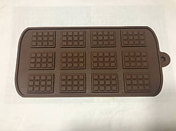 Форма силіконова для цукерок часточки шоколаду