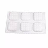Форма силіконова для евродесертов Подушка 3D з 6 шт, фото 3