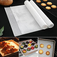 Силіконова перфорована підкладка для пароварки, дегідратора, випічки 38х58 см