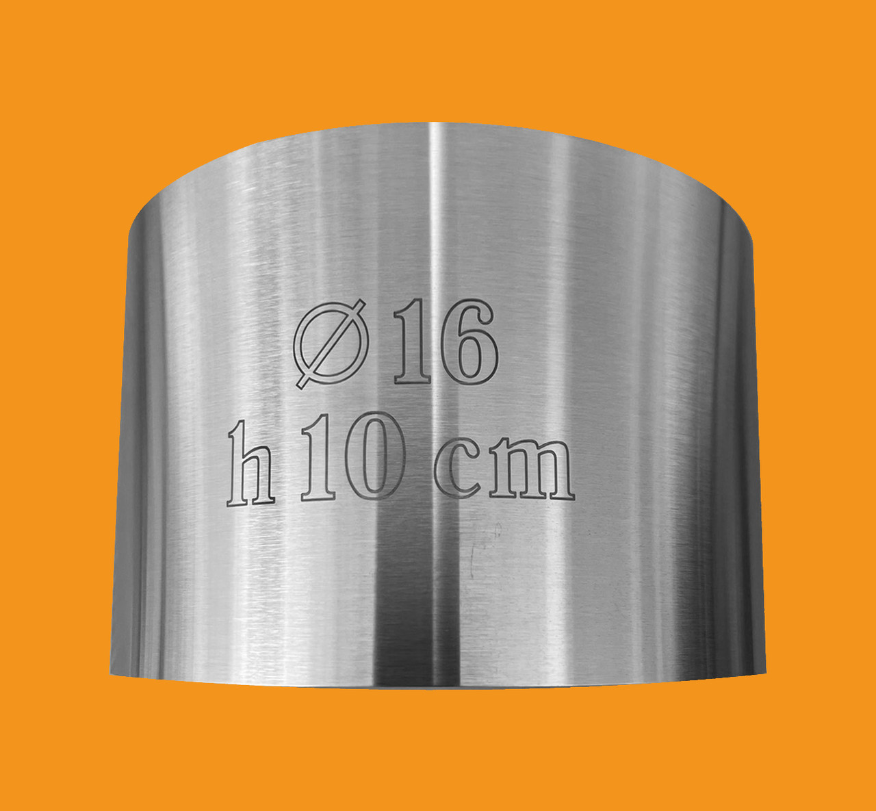 Кільце кондитерське суцільне діаметр 16 см висота 10 см з гравіюванням, фото 1