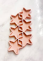 Форма силіконова для льодяників Зірки із 6 шт.