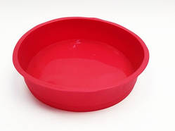 Форма силіконова для випікання Універсальна кругла гладка 24 см