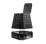 Компостер садовий 850 л Prosperplast Evogreen IKEL850C-S411 чорний, фото 4