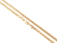 Цепочка Xuping Позолота 18K "Плетение Серпантин" длина 55см х 4.5мм