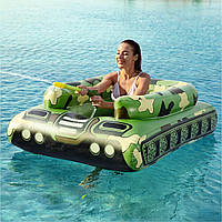 Inflatable Tank Pool Floats Adults - Jasonwell Kids Pool Floaties Swimming Pool Tank with Water Cannon Gun