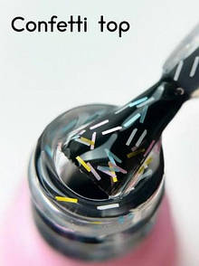 Фініш (топ) для нігтів без липкого шару Toki-Toki Confetti Top 5мл