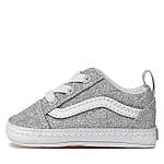 Дитячі кеди низькі Vans In Old Skool Crib VN0A3U8KX1K1 18 розмір Сріблястий, фото 4